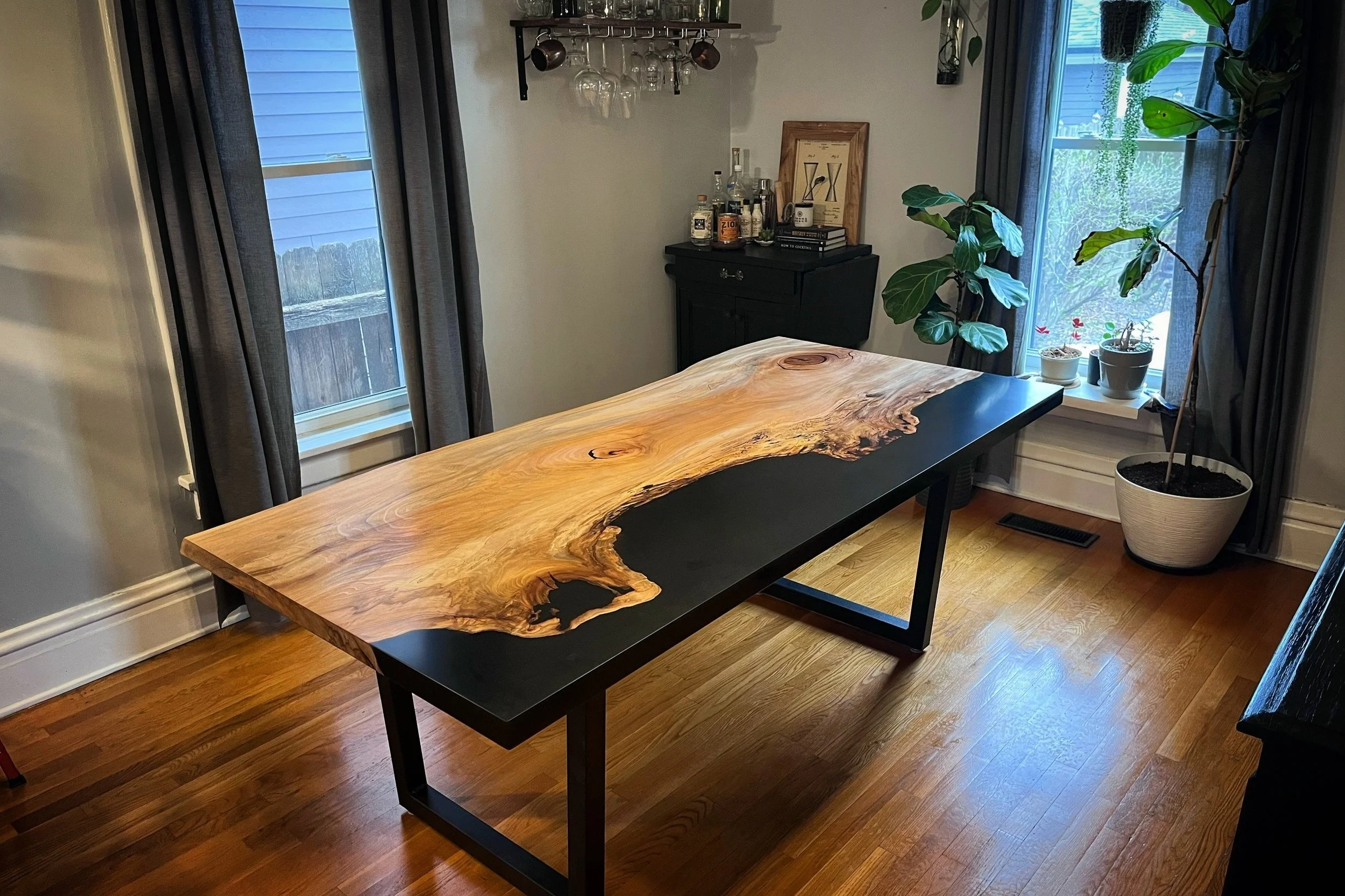 Live Edge Slabs + Custom Furniture Sourced From Columbus, Ohio